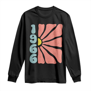 60th Birthday Long Sleeve Shirt Vintage 1966 Boho Flowers 60 Years Old Birthday