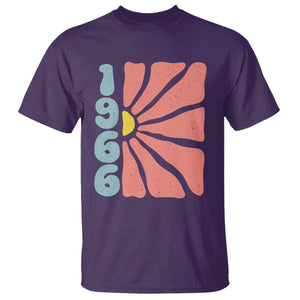 60th Birthday T Shirt Vintage 1966 Boho Flowers 60 Years Old Birthday