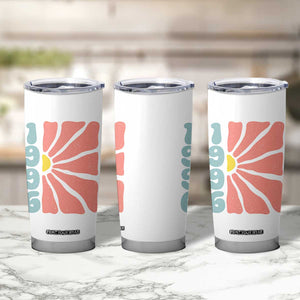 30th Birthday Tumbler Cup Vintage 1996 Boho Flowers 30 Years Old Birthday
