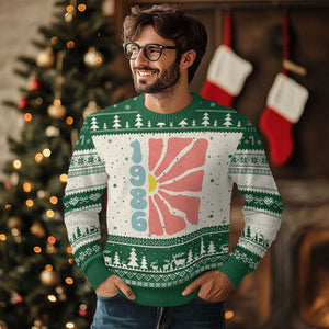40th Birthday Ugly Christmas Sweater Vintage 1986 Boho Flowers 40 Years Old Birthday