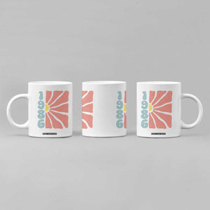 40th Birthday Coffee Mug Vintage 1986 Boho Flowers 40 Years Old Birthday