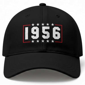 70th Birthday Baseball Cap Vintage 1956 70 Years Old Birthday Stars And Stripes TS11 Print Your Wear