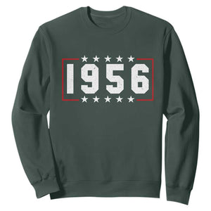 70th Birthday Sweatshirt Vintage 1956 70 Years Old Birthday Stars And Stripes