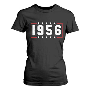 70th Birthday T Shirt For Women Vintage 1956 70 Years Old Birthday Stars And Stripes