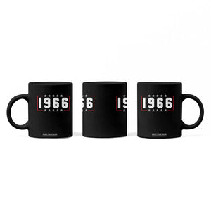 60th Birthday Coffee Mug Vintage 1966 60 Years Old Birthday Stars And Stripes TS11 Print Your Wear