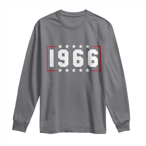 60th Birthday Long Sleeve Shirt Vintage 1966 60 Years Old Birthday Stars And Stripes