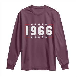 60th Birthday Long Sleeve Shirt Vintage 1966 60 Years Old Birthday Stars And Stripes