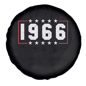 60th Birthday Spare Tire Cover Vintage 1966 60 Years Old Birthday Stars And Stripes TS11 Print Your Wear