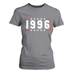 30th Birthday T Shirt For Women Vintage 1996 30 Years Old Birthday Stars And Stripes TS11 Charcoal Print Your Wear