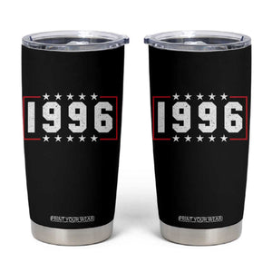 30th Birthday Tumbler Cup Vintage 1996 30 Years Old Birthday Stars And Stripes TS11 Black Print Your Wear