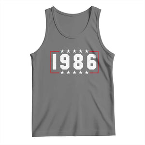 40th Birthday Tank Top Vintage 1986 40 Years Old Birthday Stars And Stripes