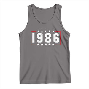 40th Birthday Tank Top Vintage 1986 40 Years Old Birthday Stars And Stripes