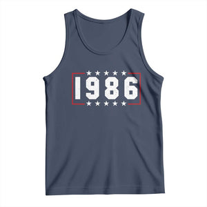 40th Birthday Tank Top Vintage 1986 40 Years Old Birthday Stars And Stripes