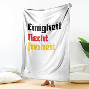 German Heritage Throw Blanket Einigkeit Recht Freiheit Germany Flag TS11 Print Your Wear