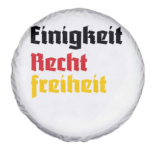 German Heritage Spare Tire Cover Einigkeit Recht Freiheit Germany Flag TS11 Print Your Wear