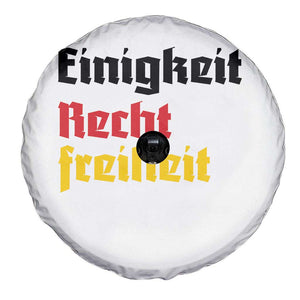 German Heritage Spare Tire Cover Einigkeit Recht Freiheit Germany Flag TS11 Print Your Wear
