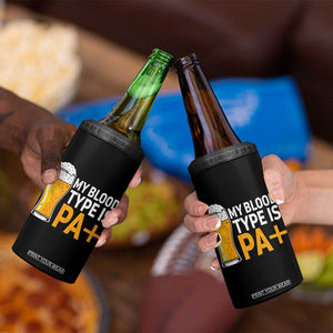 Funny My Blood Type Is IPA 4 in 1 Can Cooler Tumbler IPA Beer Drinking TS11 Print Your Wear
