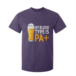 Funny My Blood Type Is IPA T Shirt For Kid IPA Beer Drinking TS11 Purple Print Your Wear