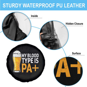 Funny My Blood Type Is IPA Spare Tire Cover IPA Beer Drinking TS11 Print Your Wear