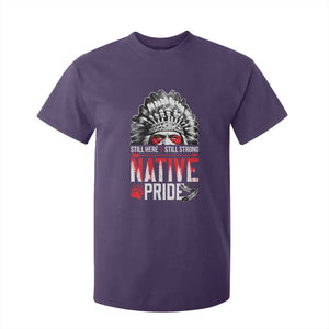 Still Here Still Strong Native Pride T Shirt For Kid Native American Feather TS11 Purple Print Your Wear
