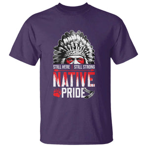 Still Here Still Strong Native Pride T Shirt Native American Feather TS11 Purple Print Your Wear