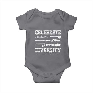 Native American Weapon Celebrate Diversity Baby Onesie Indigenous Pride TS11 Charcoal Print Your Wear