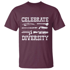 Native American Weapon Celebrate Diversity T Shirt Indigenous Pride TS11 Maroon Print Your Wear