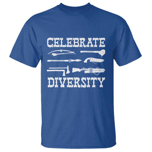 Native American Weapon Celebrate Diversity T Shirt Indigenous Pride TS11 Royal Blue Print Your Wear