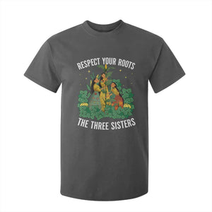 Three Sisters Respect Your Roots T Shirt For Kid Native American Heritage History Month TS11 Dark Heather Print Your Wear