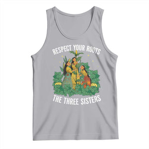 Three Sisters Respect Your Roots Tank Top Native American Heritage History Month TS11 Athletic Heather Print Your Wear