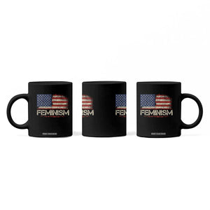 Feminism Feminist American Flag Coffee Mug Patriotic Womens Rights