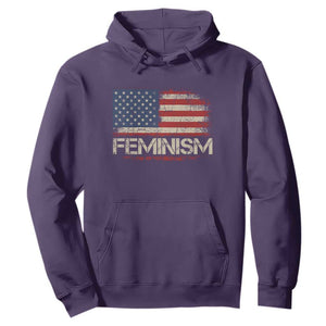Feminism Feminist American Flag Hoodie Patriotic Womens Rights