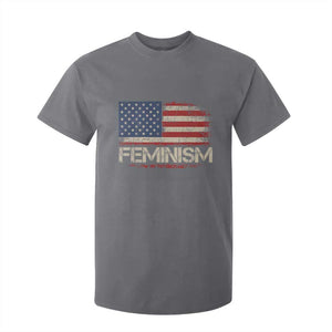 Feminism Feminist American Flag T Shirt For Kid Patriotic Womens Rights