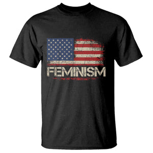 Feminism Feminist American Flag T Shirt Patriotic Womens Rights