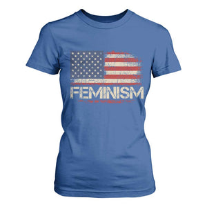 Feminism Feminist American Flag T Shirt For Women Patriotic Womens Rights