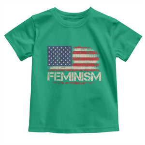 Feminism Feminist American Flag Toddler T Shirt Patriotic Womens Rights