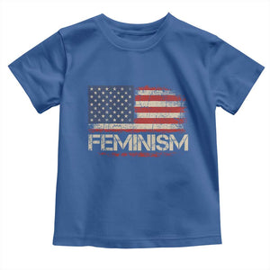 Feminism Feminist American Flag Toddler T Shirt Patriotic Womens Rights