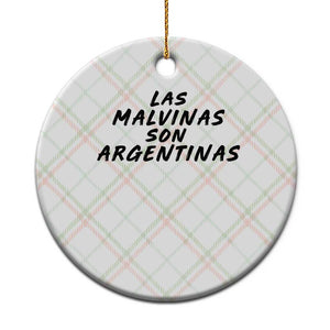 Las Malvinas Son Argentinas Ceramic Ornament Political Statement