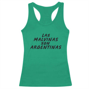 Las Malvinas Son Argentinas Racerback Tank Top Political Statement