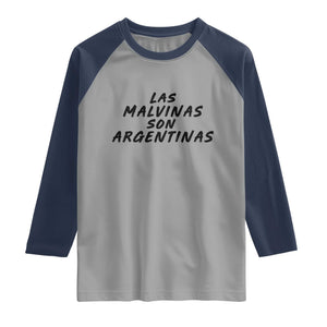 Las Malvinas Son Argentinas Raglan Shirt Political Statement