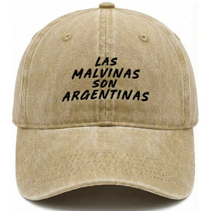 Las Malvinas Son Argentinas Washed Cotton Baseball Cap Political Statement