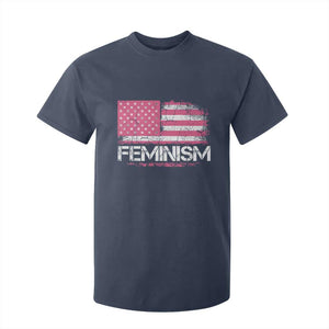 Feminism Feminist Pink American Flag T Shirt For Kid Patriotic Womens Rights