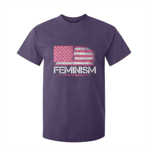Feminism Feminist Pink American Flag T Shirt For Kid Patriotic Womens Rights
