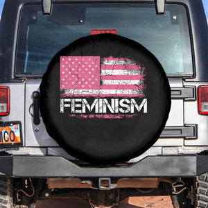 Feminism Feminist Pink American Flag Spare Tire Cover Patriotic Womens Rights