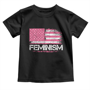 Feminism Feminist Pink American Flag Toddler T Shirt Patriotic Womens Rights