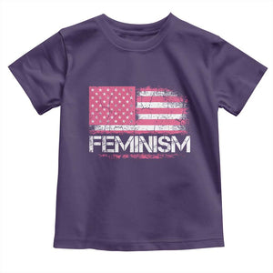 Feminism Feminist Pink American Flag Toddler T Shirt Patriotic Womens Rights