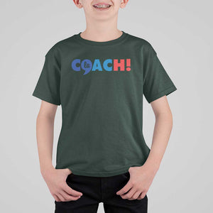 Funny Harris Walz Supporter T Shirt For Kid Kamala And The Coach Comma La 2024 TS11 Dark Forest Green Print Your Wear