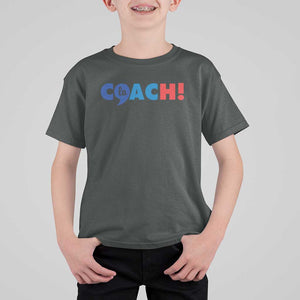 Funny Harris Walz Supporter T Shirt For Kid Kamala And The Coach Comma La 2024 TS11 Dark Heather Print Your Wear