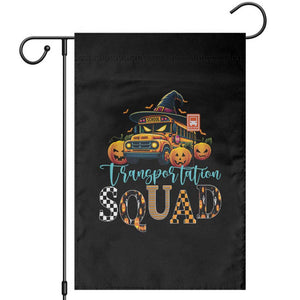 Halloween School Bus Driver Garden Flag Transportation Squad Pumpkin Witch TS11 Black Print Your Wear