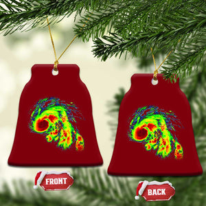 Hurricane Helene Ceramic Ornament Meteorologist Weather Radar Image Storm Chasing TS11 Print Your Wear